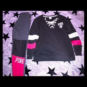 PINK Crew & Legging Set
